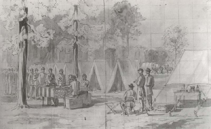 William Waud Pennsylvania Soldiers Voting